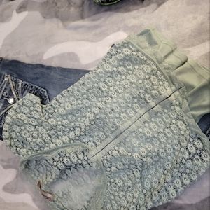 Blouse and jeans